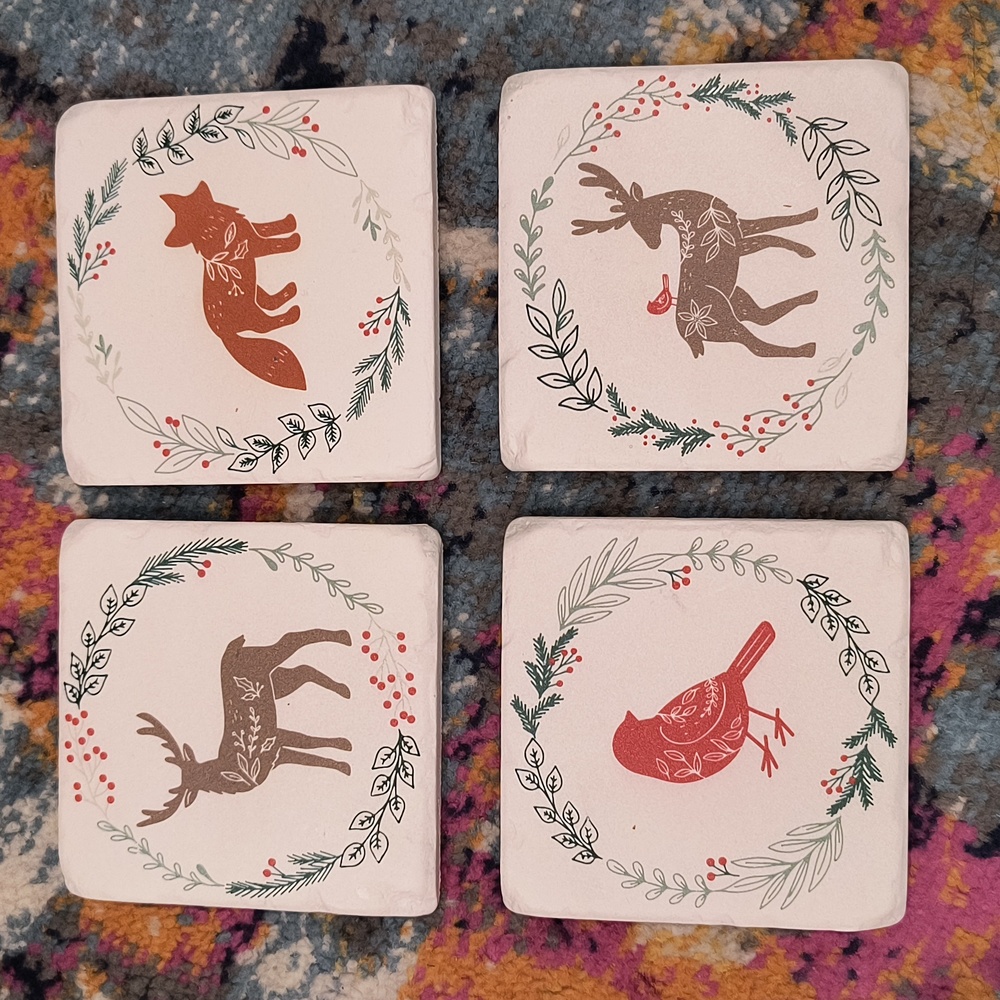 NIB Winter Coasters